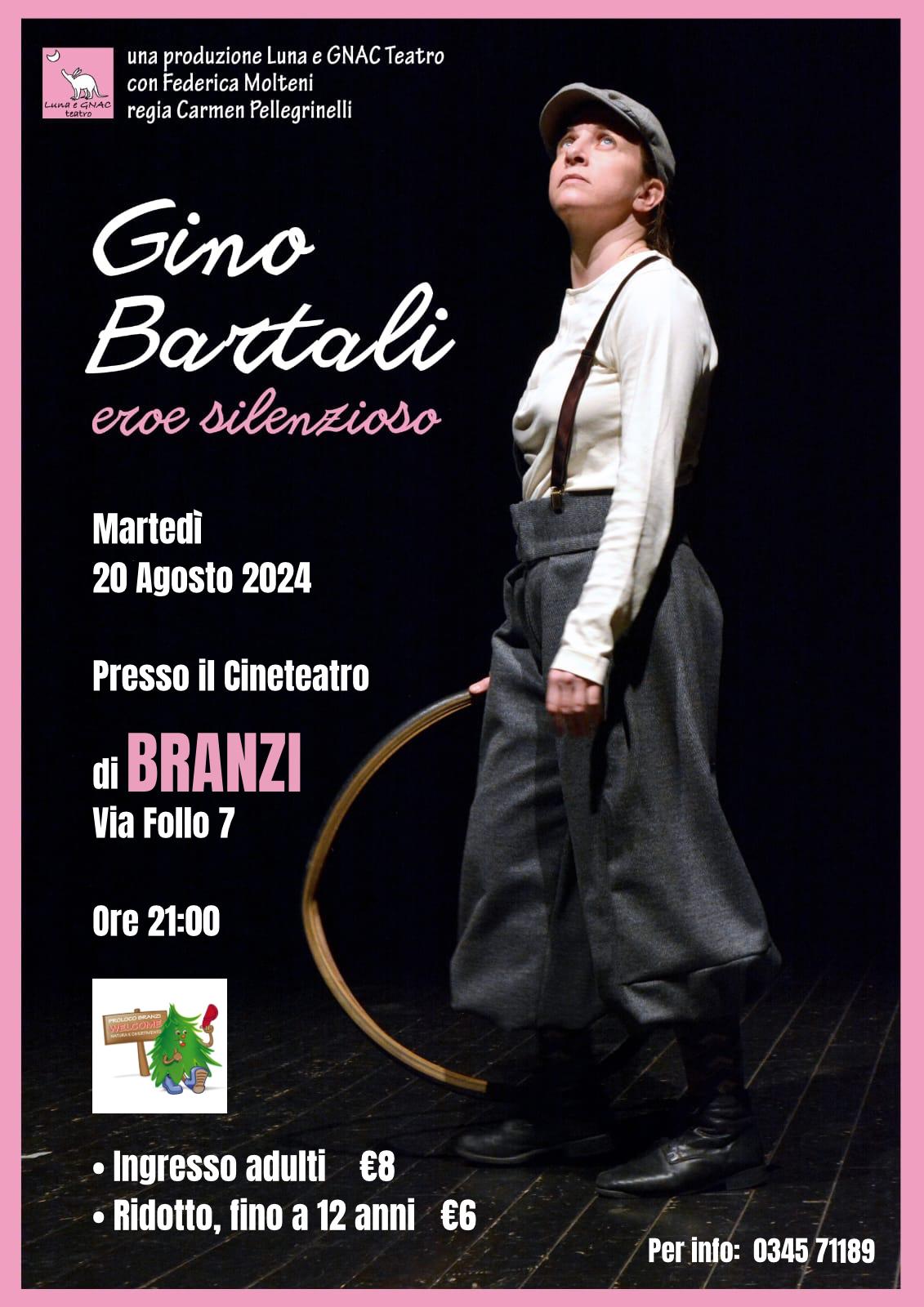 Al momento stai visualizzando Spettacolo teatrale: Gino Bartali eroe silenzioso