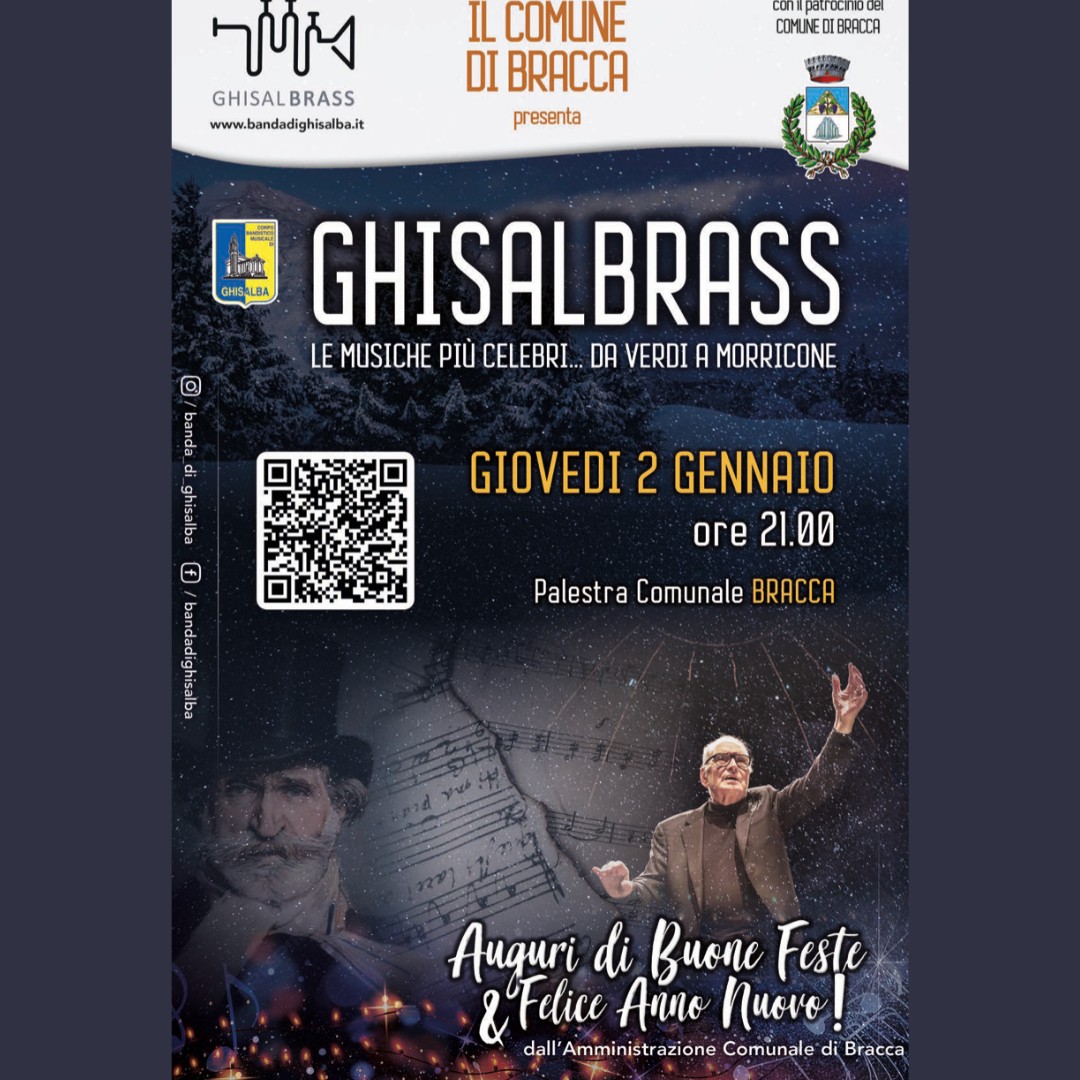 Al momento stai visualizzando Le musiche più celebri da Verdi a Mollicone con Ghisalbrass